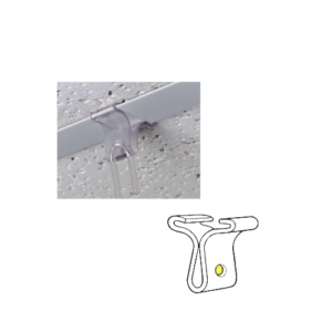 Clear Ceiling Grid Clip