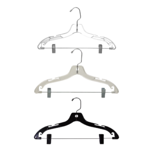 17" Adult Suit Hanger w/Clips