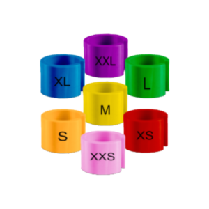 Colored Mini Size Markers (S-XXL)