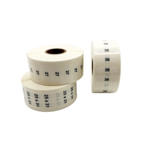 Wrap Around Size Labels - Numbers (25-50x30)