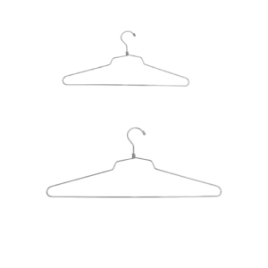 Steel Dress Hanger with Swivel Hook