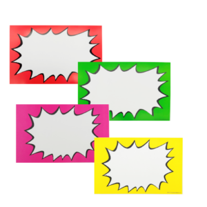 7" x 11" Economy Price Card