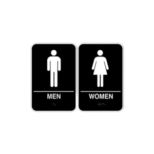 Mens/Womens Combo (2 signs)