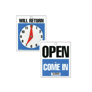 5" x 6" Will Return Sign