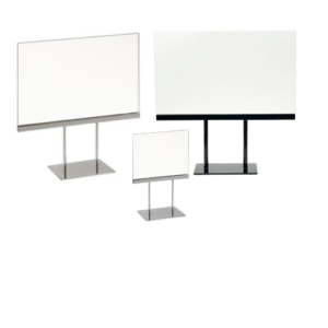 Acrylic Holder W/2 stem Base