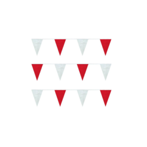 120' Red/White Pennant