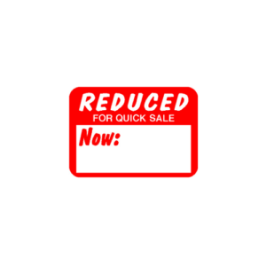Price Sticker/REDUCED