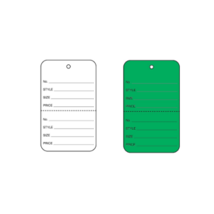 Large Colored Merchandise Tags
