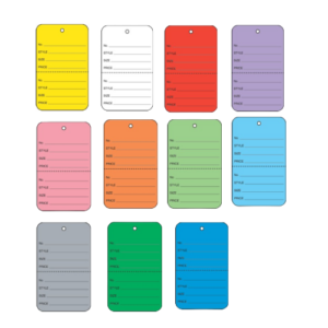 Colored Small Merchandise Tags