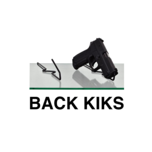 Glass Shelf Handgun Display (Back Kick)