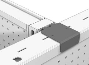 Lozier Wall End Positioner Bracket, for Top Cap