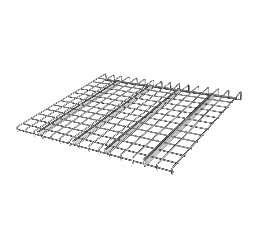 Lozier Widespan Gravity Flow Waterfall Wire Shelf