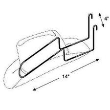 GW Western Hat Rack / Black